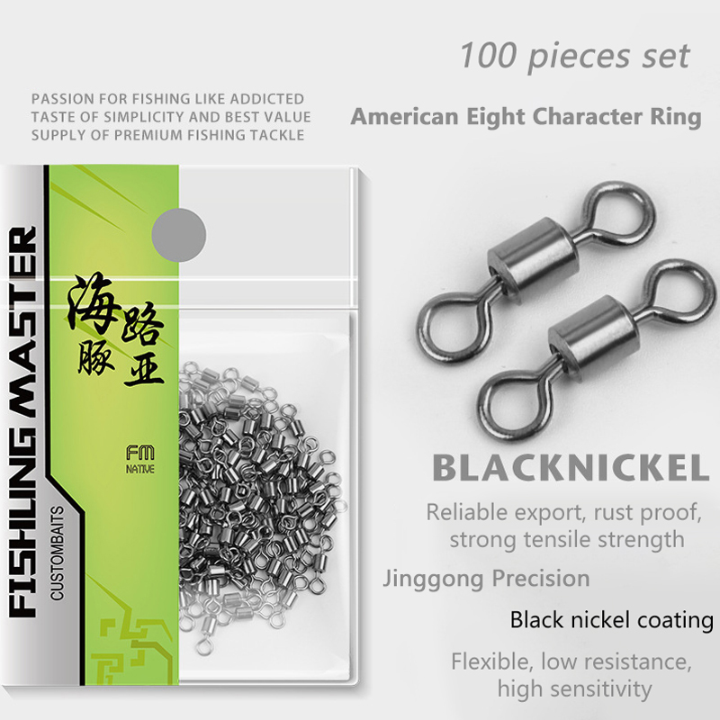 ★ ▲ 100 Buah Swivel Pancing Ba - Fishing Lure Kit ulasan dan harga