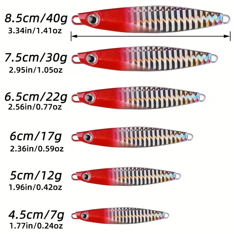 12 Buah Umpan Pancing Logam Ji - Fishing Lure Blade Bait ulasan dan harga